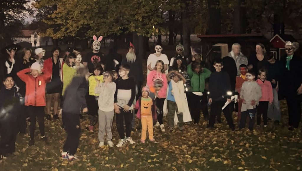 Halloweenský rej